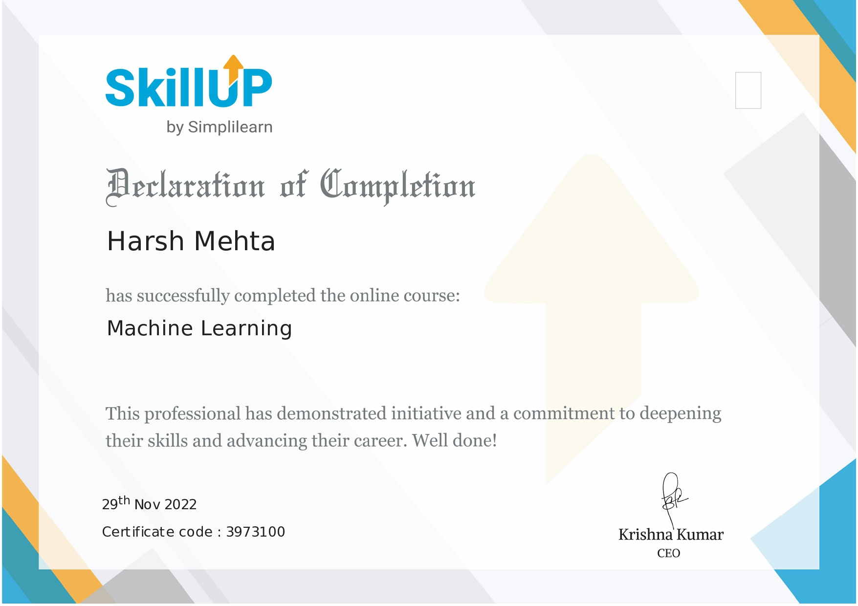 Certificate 3