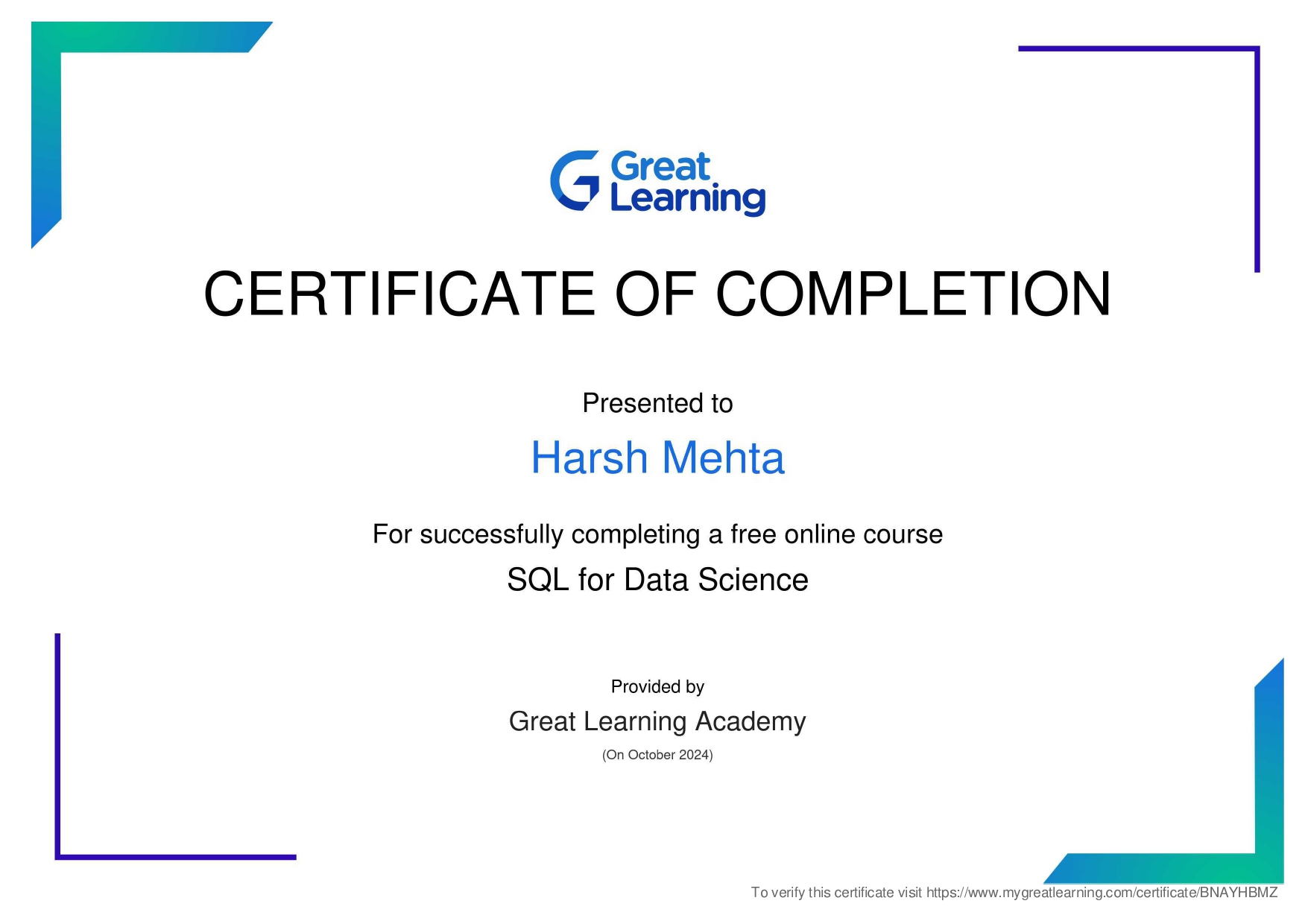 Certificate 5